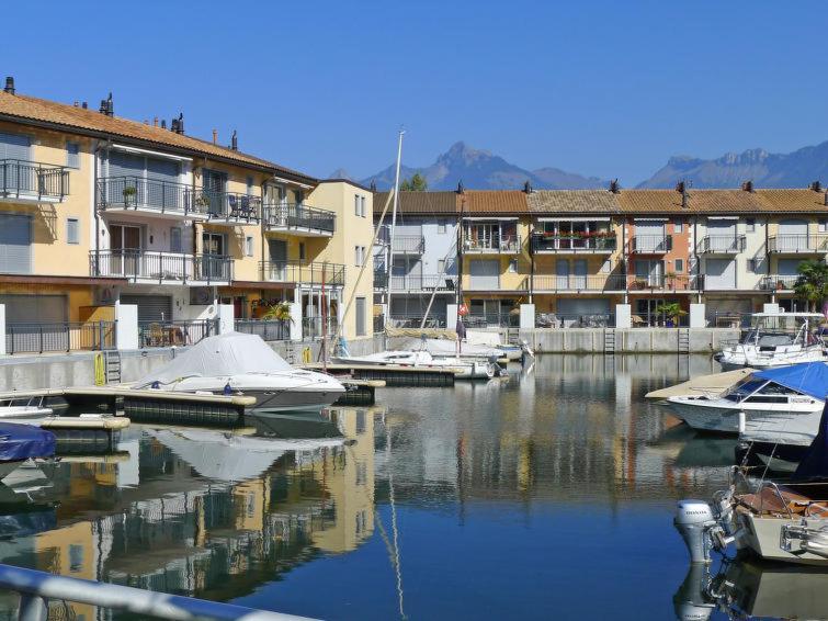 Superbe Appartement Dans La Marina Du Bouveret Port-Valais ภายนอก รูปภาพ